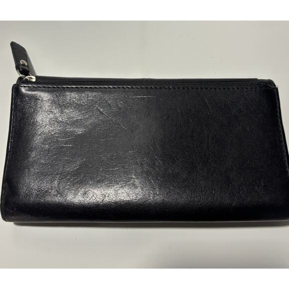 Coach Kristin Black Leather Envelope Vintage Wallet Chic GUC - Picture 6 of 6